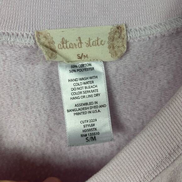 Altar’d State Pink Ombré ‘Howdy’ Sweatshirt Crewneck Preppy Cowgirl Small Medium - Picture 3 of 4